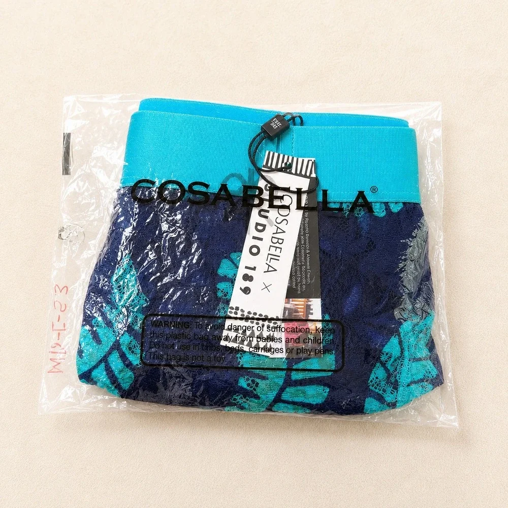 COSABELLA x‎ Studio 189 NSN Printed Lace Sports Brief Leaf Men's - Size L / NWT